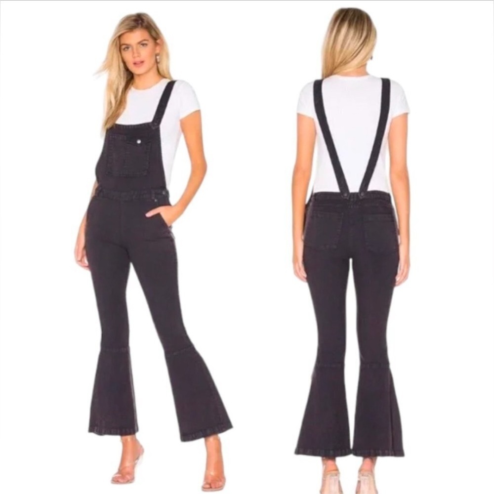 Chaser Vintage Canvas flare cross back overall M